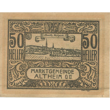 Banknote, Austria, Altheim, 50 Heller, champs 1920-12-31, UNC(63) Mehl:FS 32aC1