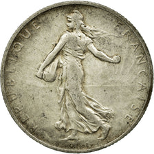 Coin, France, Semeuse, 2 Francs, 1909, EF(40-45), Silver, KM:845.1, Gadoury:532