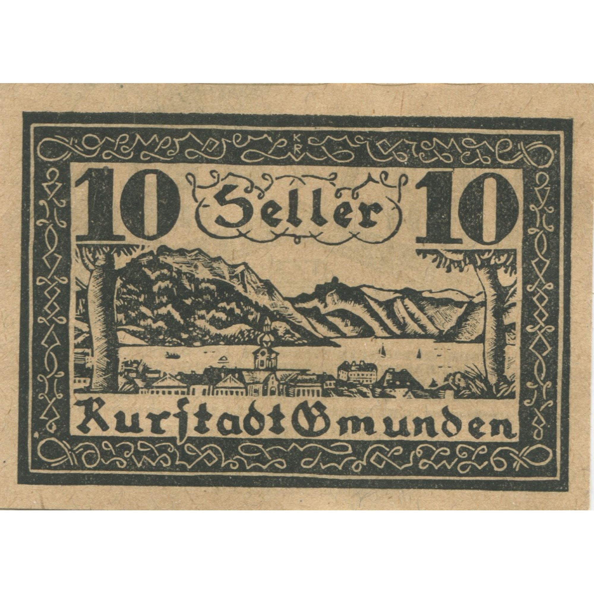 Banknote, Austria, Gmunden, 10 Heller, lac 1920-03-31, UNC(63), Mehl:FS 240IIa