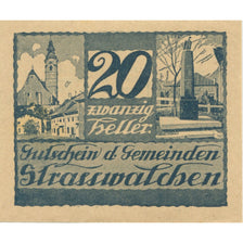 Banknote Austria Strasswalchen 20 Heller Monument 1920, UNC(63), Mehl:FS 1047a