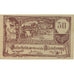 Banknote, Austria, Atzenbrugg, 50 Heller personnage, 1920 UNC(63) Mehl:FS 63IIaA