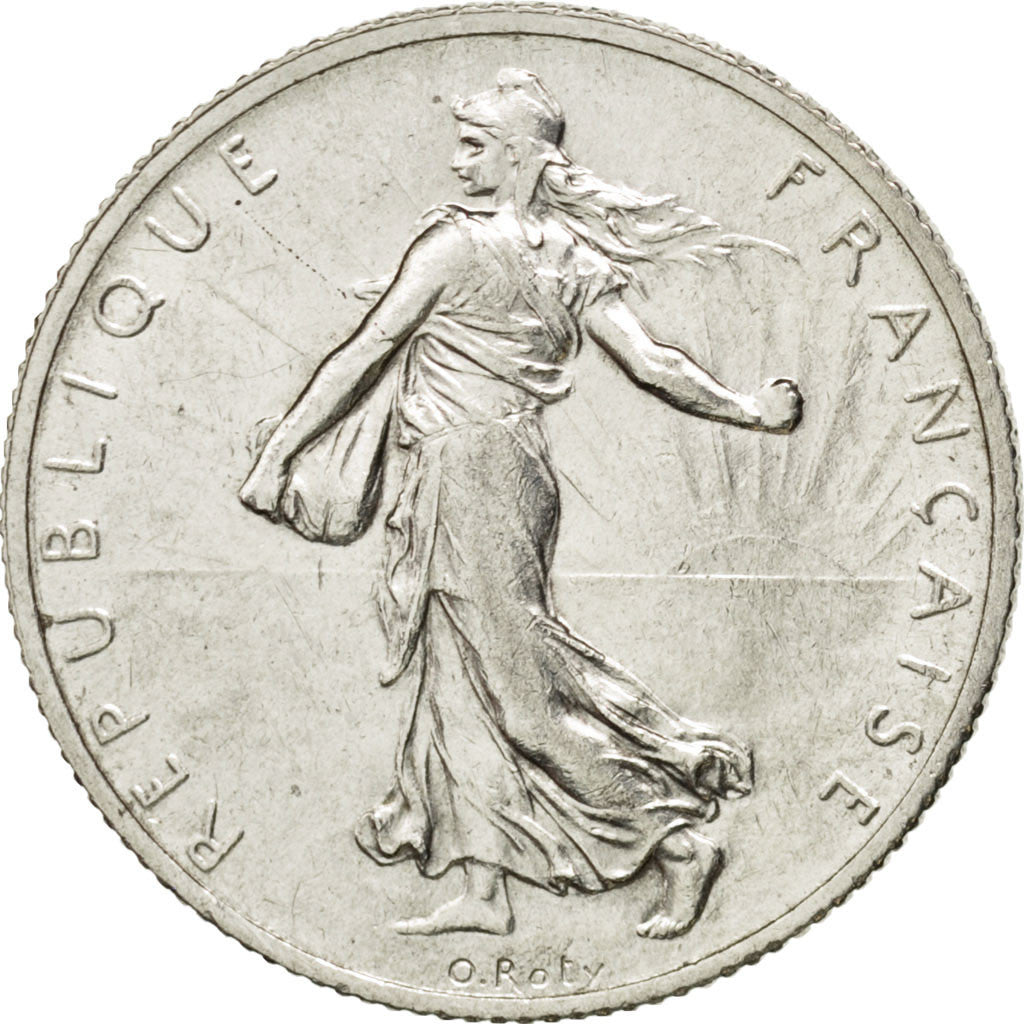 Coin, France, Semeuse, 2 Francs, 1914, MS(63), Silver, KM:845.1, Gadoury:532
