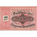 Banknote, Austria, Hargelsberg, 40 Heller, Texte, 1920 UNC(63) Mehl:FS 349IIa