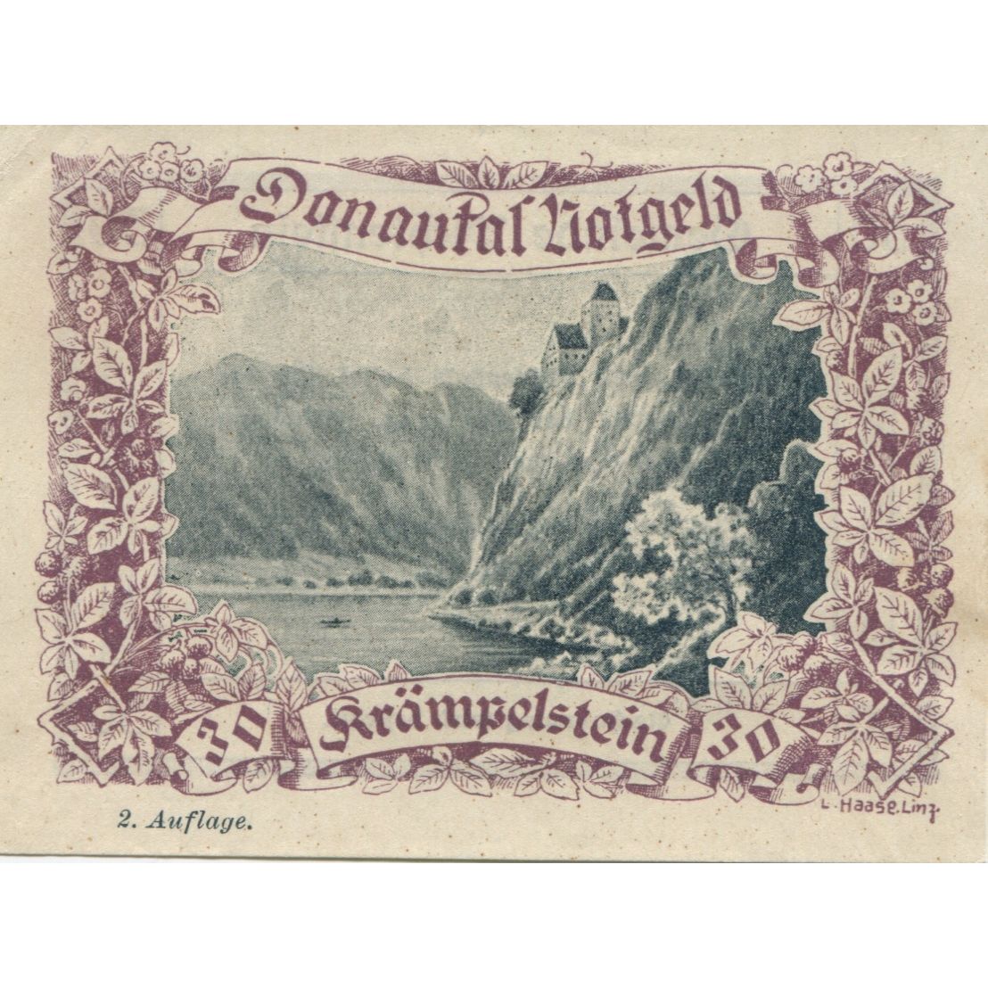 Banknote, Austria, Krämpelstein, 30 Heller, lac, 1920, UNC(63), Mehl:FS 127f