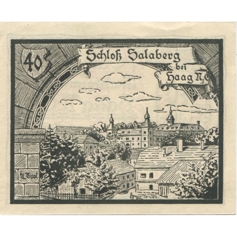 Banknote, Austria, Haag, 40 Heller, village 1920-12-31, UNC(63) Mehl:FS 318VIb