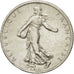 FRANCE, Semeuse, 2 Francs, 1915, Paris, KM #845.1, MS(60-62), Silver, 27,...