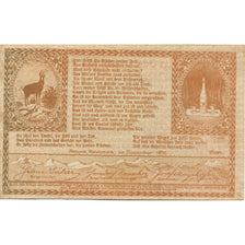 Banknote, Austria, Admont, 80 Heller, cerf, 1920, AU(55-58), Mehl:FS 6a