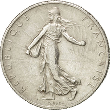 FRANCE, Semeuse, 2 Francs, 1916, Paris, KM #845.1, AU(55-58), Silver, 27,...