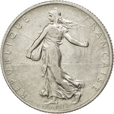 FRANCE, Semeuse, 2 Francs, 1916, Paris, KM #845.1, EF(40-45), Silver, 27,...