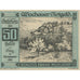 Billet, Autriche, Ranna-Muhldorf, 50 Heller, paysage, 1920 SPL Mehl:FS 1122.7IIa