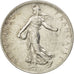 FRANCE, Semeuse, 2 Francs, 1918, Paris, KM #845.1, AU(55-58), Silver, 27,...