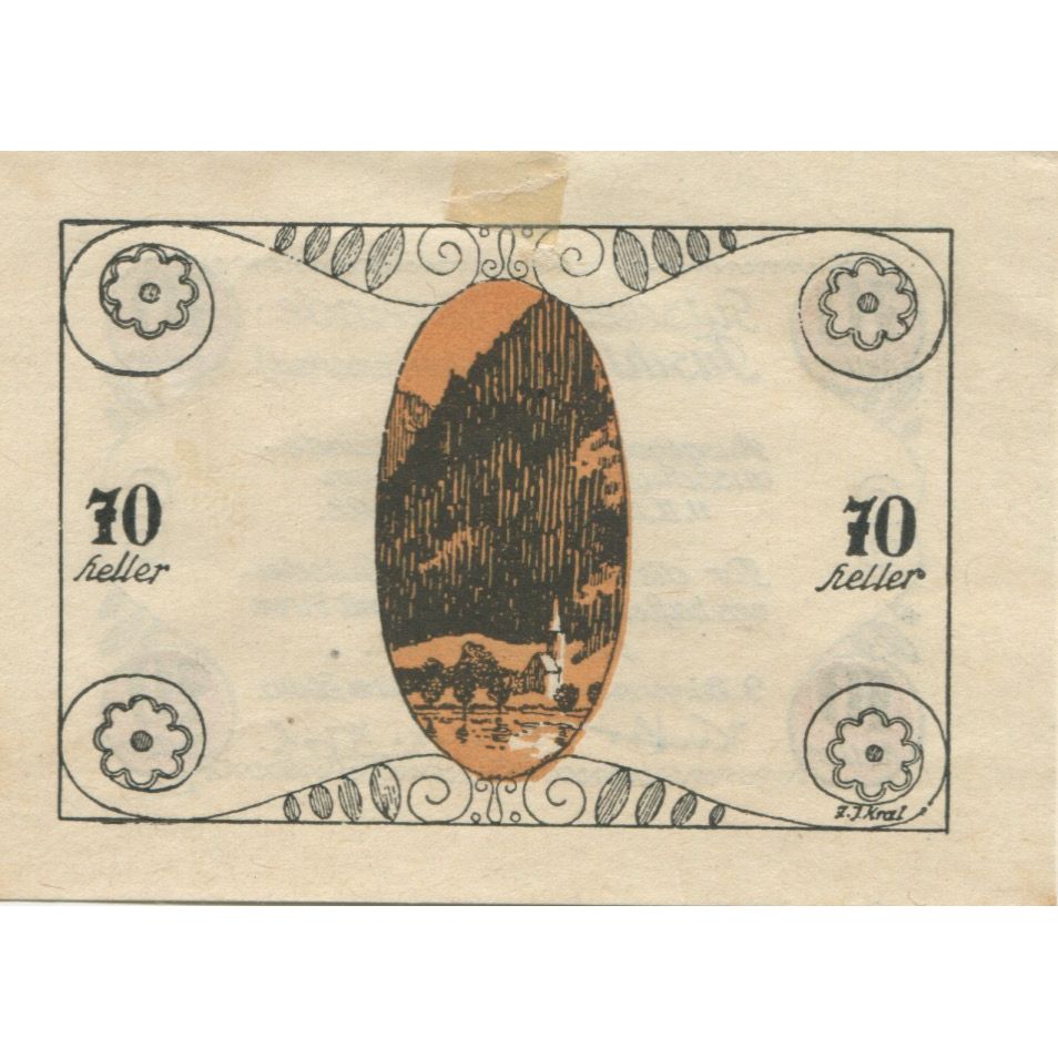 Banconote, Austria, Fuschl, 70 Heller, montagne 1922-01-01, SPL-, Mehl:FS 215b