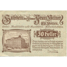 Banknote, Austria, St Pölten, 50 Heller, Usine, 1920, UNC(60-62), Mehl:FS 927
