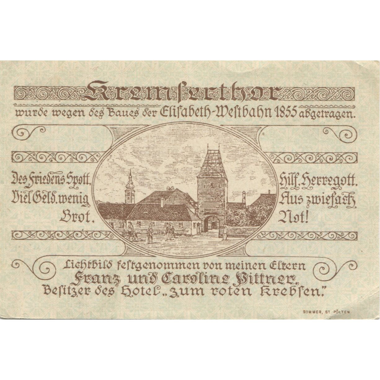 Banknote, Austria, St Pölten, 50 Heller, Usine, 1920, UNC(60-62), Mehl:FS 927