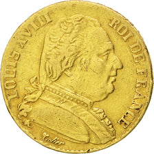 Munten, Frankrijk, Louis XVIII, Louis XVIII, 20 Francs, 1815, Bayonne, FR, Goud