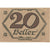 Banknote, Austria, Brandenberg, 20 Heller, dame, 1920 UNC(63) Mehl:FS 99c