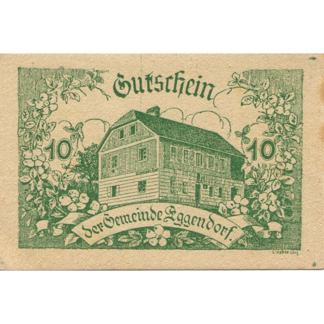 Banknote, Austria, Eggendorf, 10 Heller, chalet, 1920 AU(55-58) Mehl:FS 165a