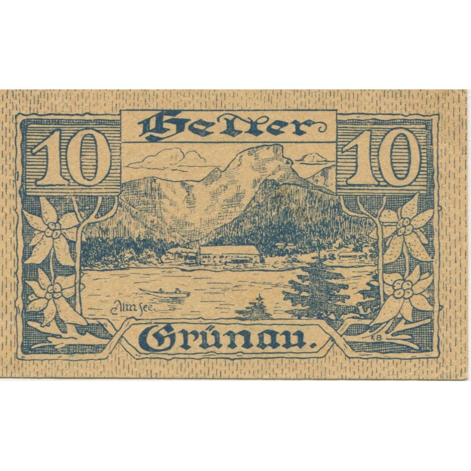 Banknote, Austria, Grünau, 10 Heller, lac 1920-11-31, UNC(63), Mehl:FS 300a