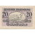 Banknote, Austria, Eggenberg, 20 Heller, champs, 1920, UNC(63), Mehl:FS 161