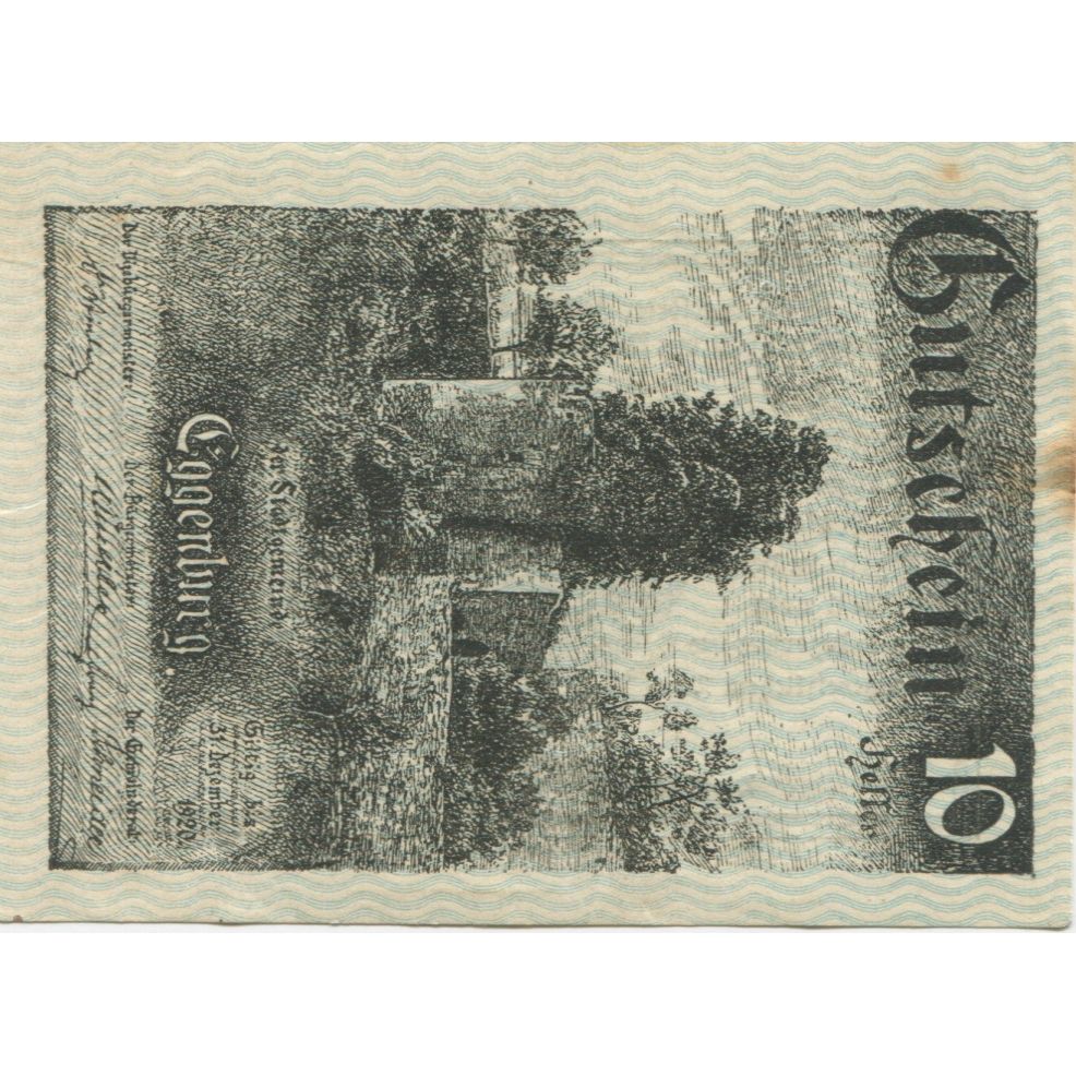 Banknote, Austria, Eggenburg, 10 Heller, Blason, 1920, AU(55-58) Mehl:FS 162a