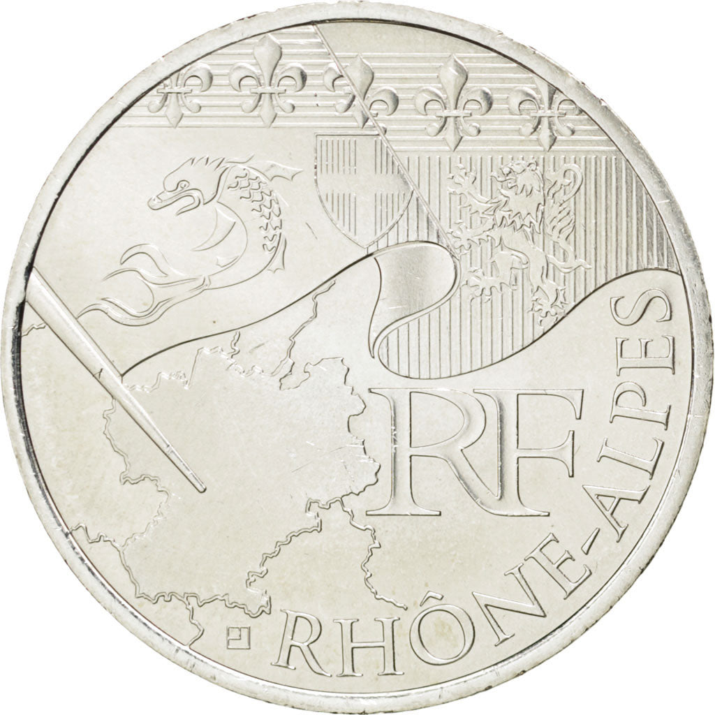 FRANCE, 10 Euro, 2010, Paris, KM #1670, MS(63), Silver, 29, 10.00