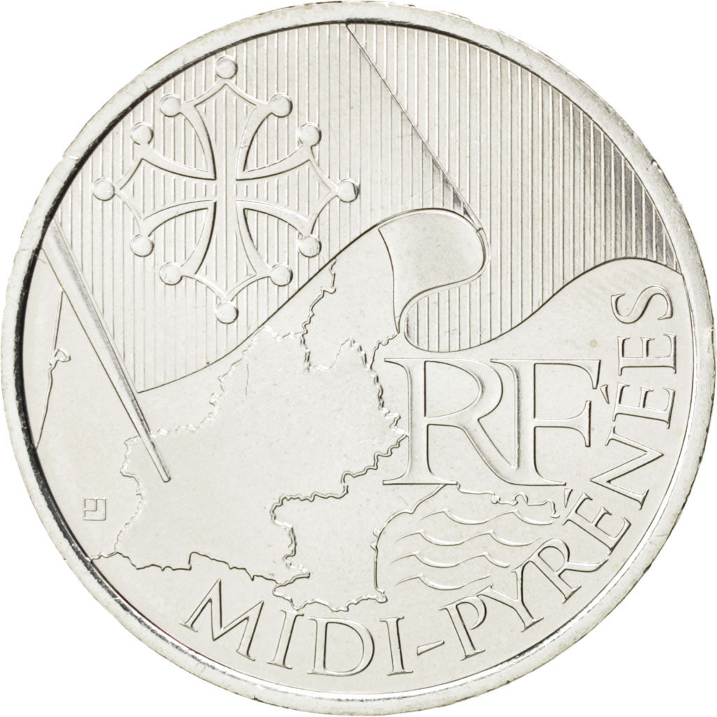 FRANCE, 10 Euro, 2010, Paris, KM #1663, MS(63), Silver, 29, 10.00