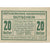 Biljet, Oostenrijk, Haigermoos, 20 Heller, Eglise 1920-12-31, SPL Mehl:FS 336