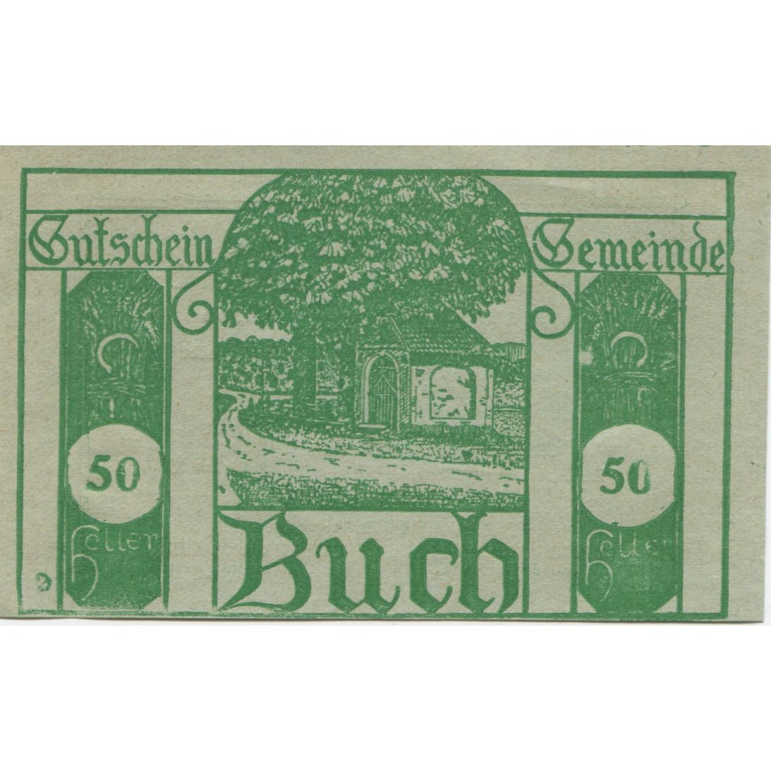 Banknote, Austria, Buch, 50 Heller, chemin 1920-10-30, UNC(63) Mehl:FS 113a