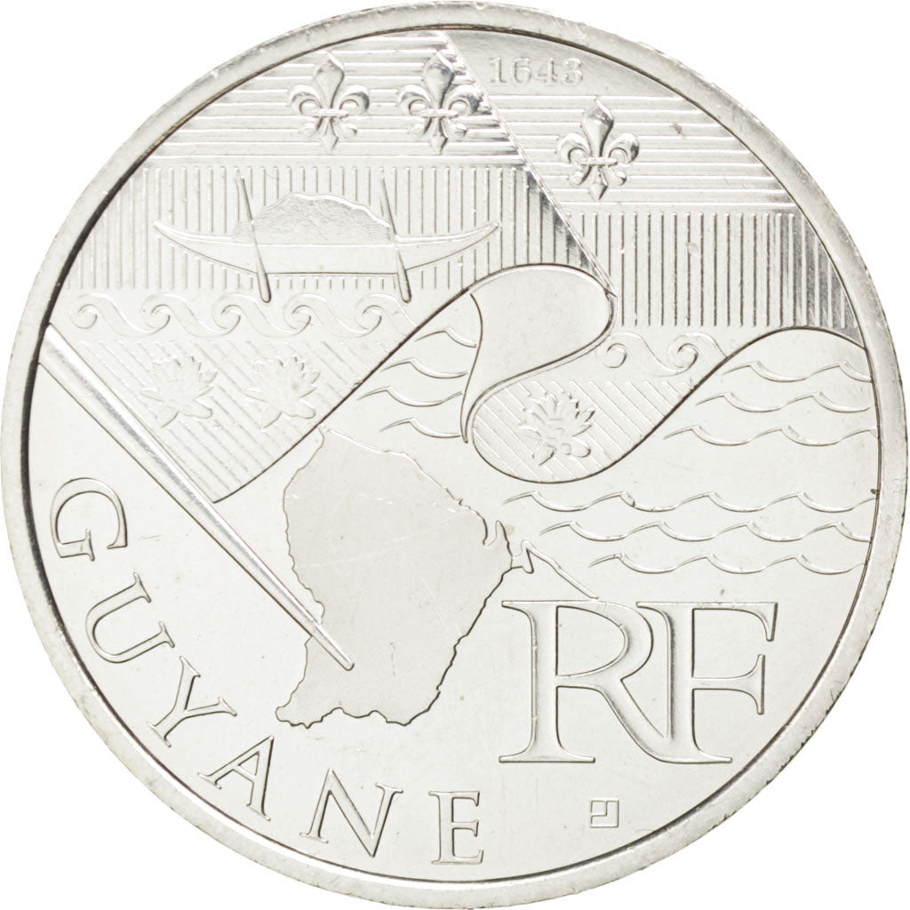 FRANCE, 10 Euro, 2010, Paris, KM #1654, MS(63), Silver, 29, 10.00