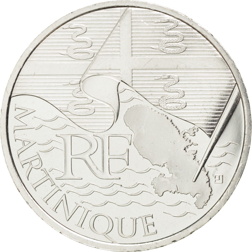 FRANCE, 10 Euro, 2010, Paris, KM #1662, MS(63), Silver, 29, 10.00