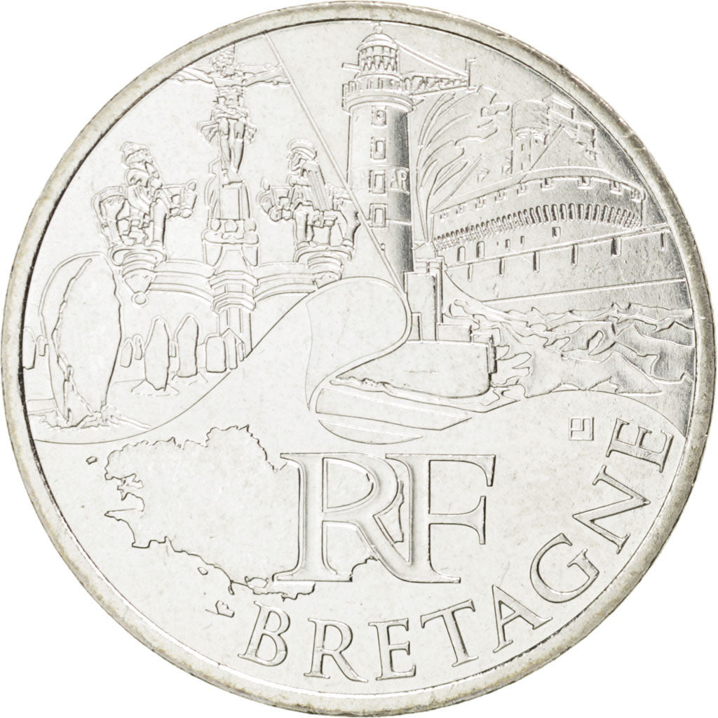 FRANCE, 10 Euro, 2011, Paris, KM #1730, MS(63), Silver, 29, 10.00