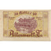 Biljet, Oostenrijk, Altenmarkt, 10 Heller, gare 1920-12-31, SUP, Mehl:FS 29a
