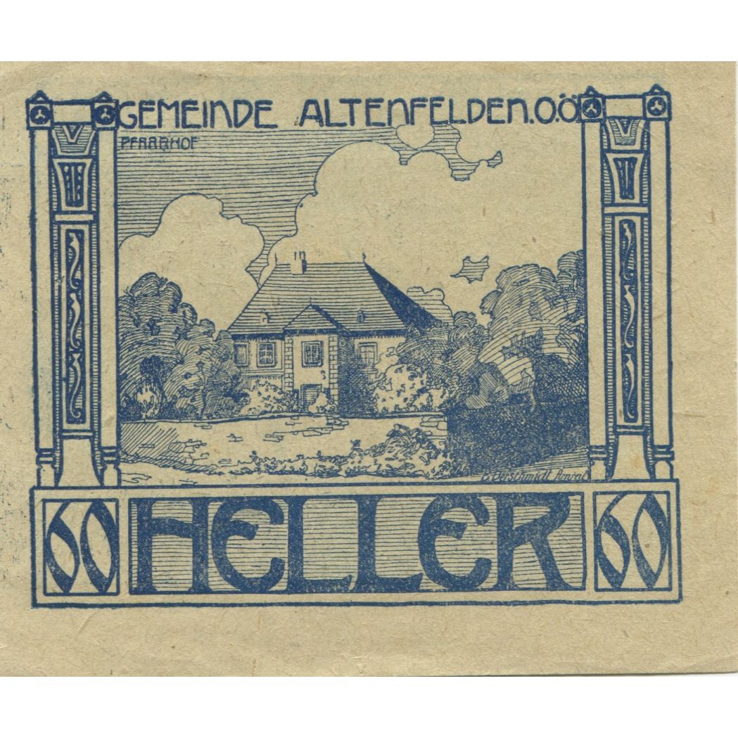 Banknote, Austria, Altenfelden, 60 Heller, feu, 1920, UNC(63) Mehl:FS 27Ic
