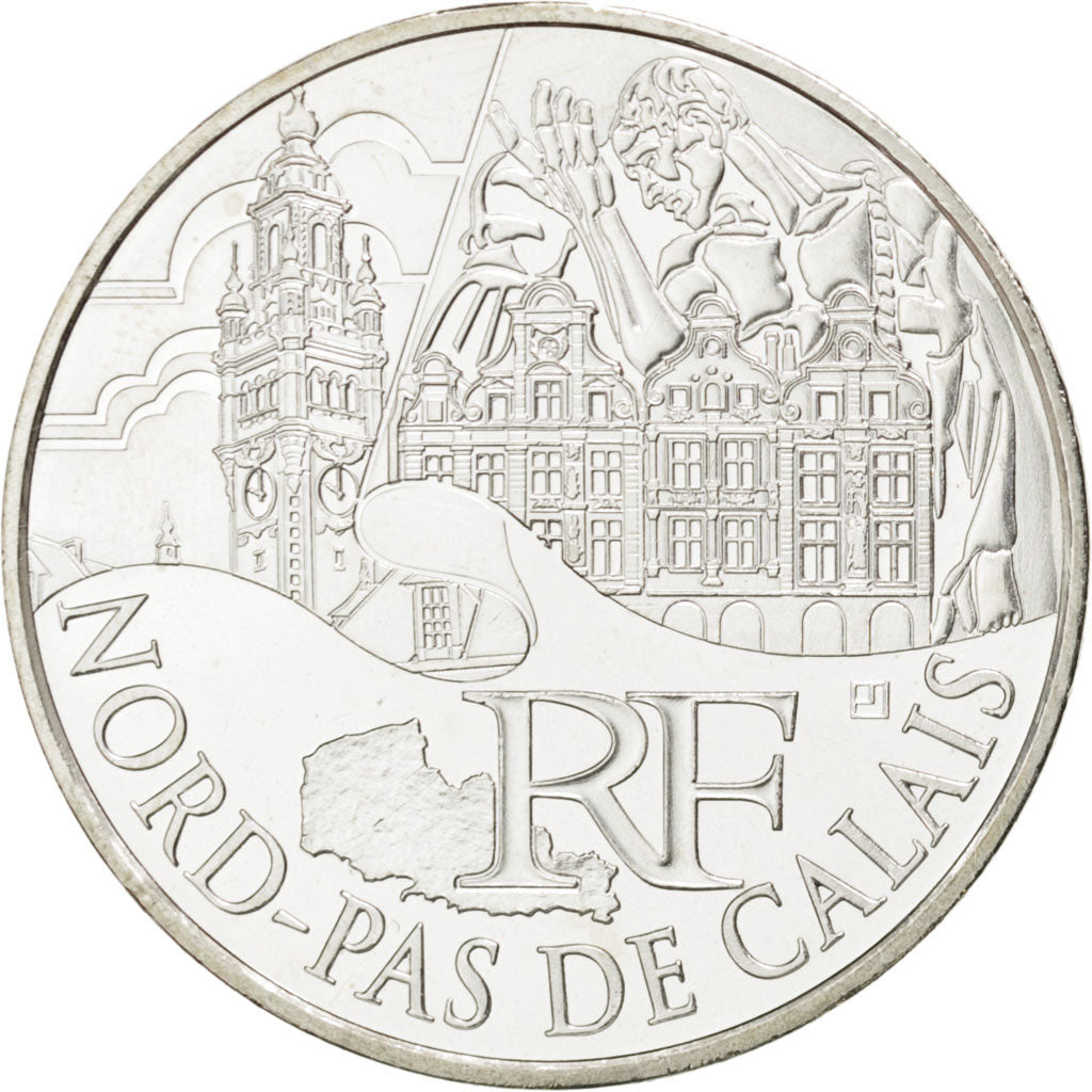 FRANCE, 10 Euro, 2011, Paris, KM #1745, MS(63), Silver, 29, 10.00