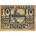 Billet, Autriche, Gmunden, 10 Heller, bateau 1920-03-31, SPL Mehl:FS 240IIb