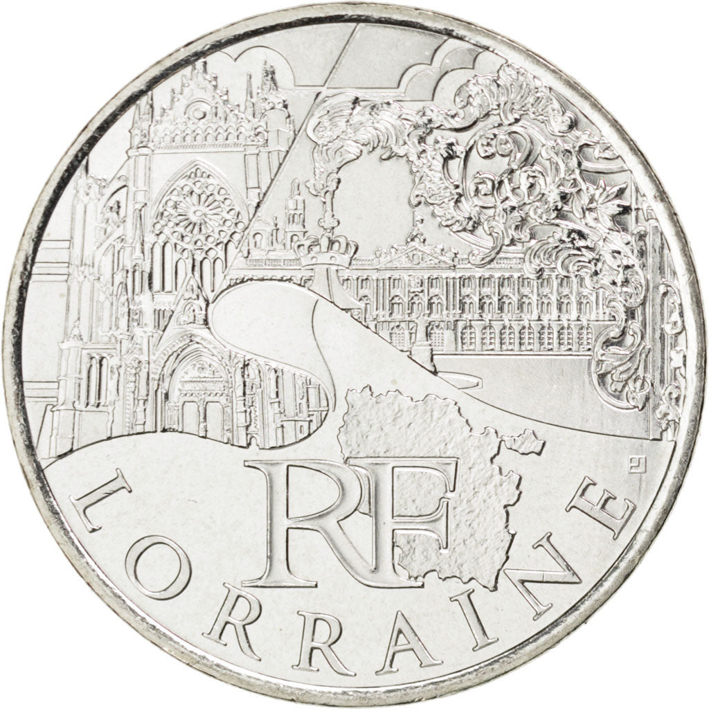 FRANCE, 10 Euro, 2011, Paris, KM #1743, MS(63), Silver, 29, 10.00