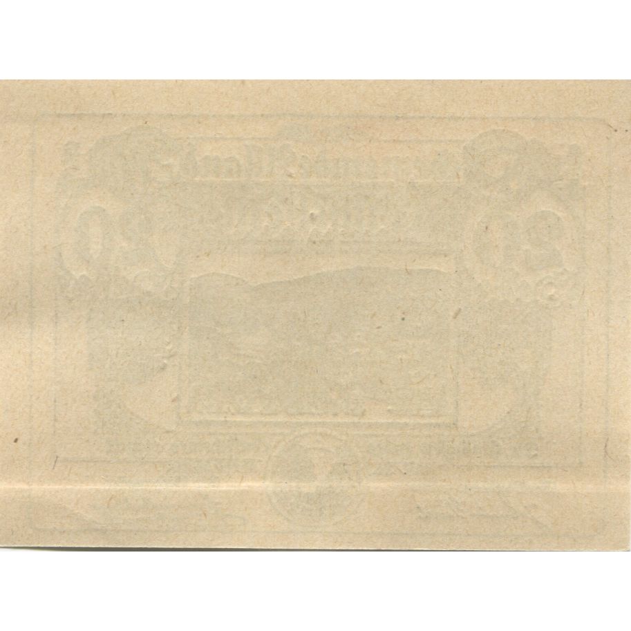 Banknote, Austria, Alland, 20 Heller, village, 1920 UNC(63) Mehl:FS 19a