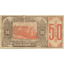 Banknote, Austria, Rodaun, 50 Heller, château, 1920, UNC(63), Mehl:FS 840IIa