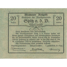 Geldschein, Österreich, Spitz, 20 Heller, paysage, 1920, UNZ-, Mehl:FS 1122