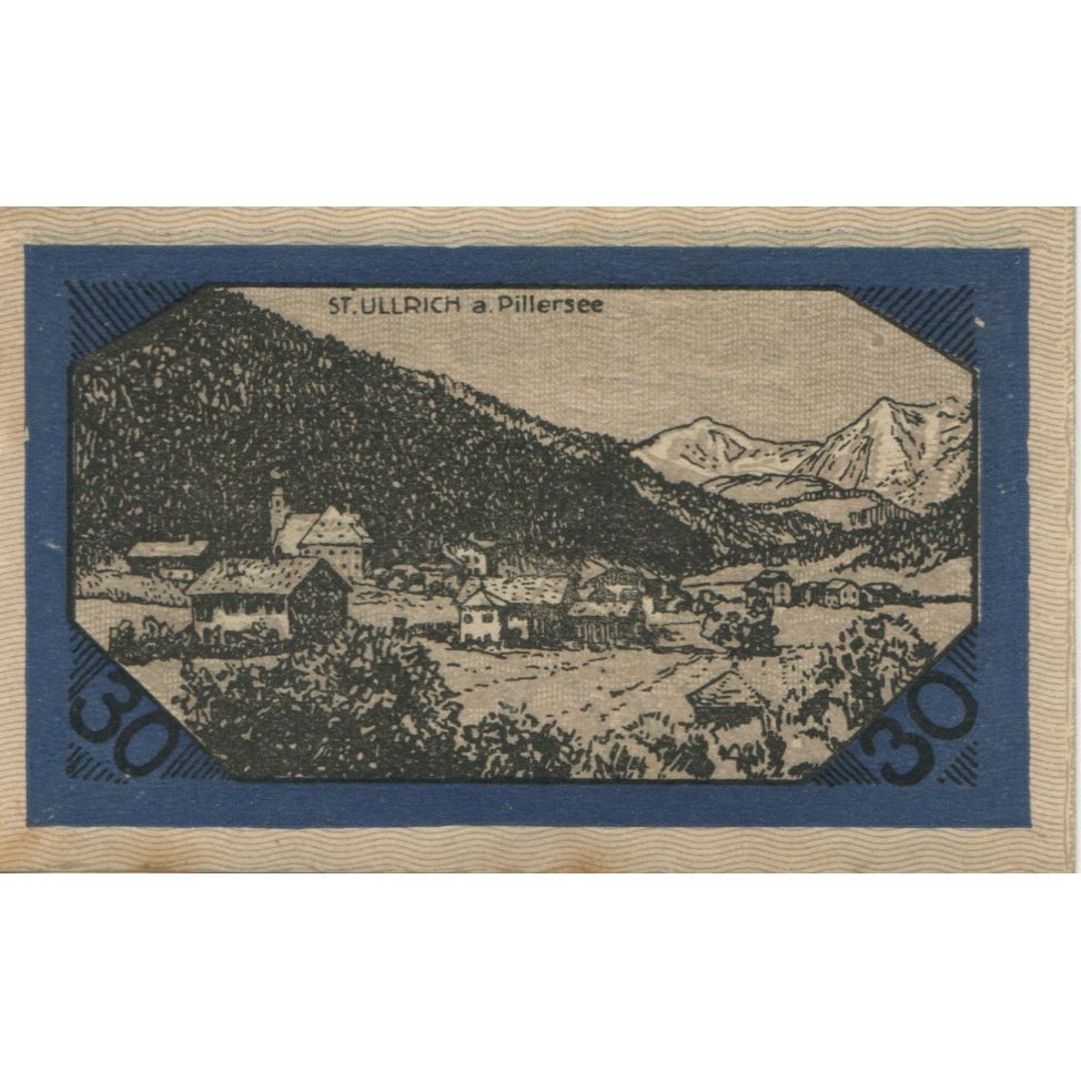 Banknote, Austria, Fieberbrunn, 30 Heller, porte, 1920 AU(55-58) Mehl:FS 200Ia