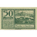 Banknote, Austria, Mondsee, 50 Heller, paysage, 1920 UNC(63) Mehl:FS 626a1