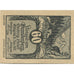 Nota, Áustria, Brandenberg, 60 Heller, cerf 1920-12-31, UNC(63), Mehl:FS 99c