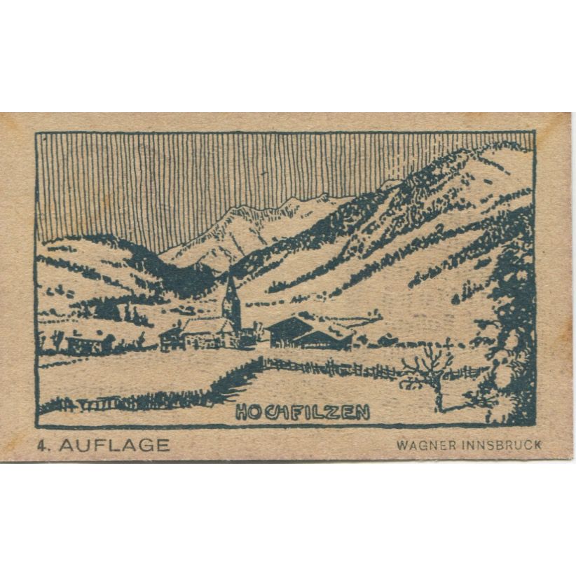 Banknote, Austria, Hochfilzen, 10 Heller, sapin, 1921, UNC(63), Mehl:FS 382c