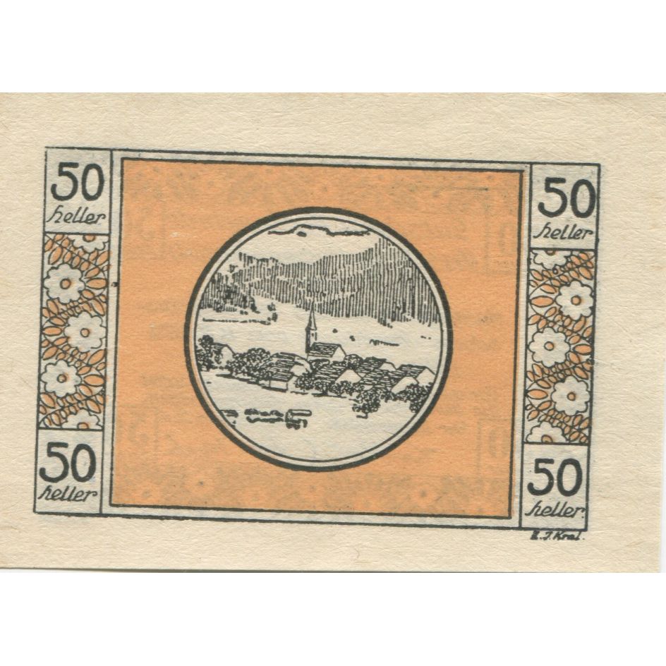 Billet, Autriche, Fuschl, 50 Heller, neige, 1922, 1922-01-01, SPL, Mehl:FS 215e