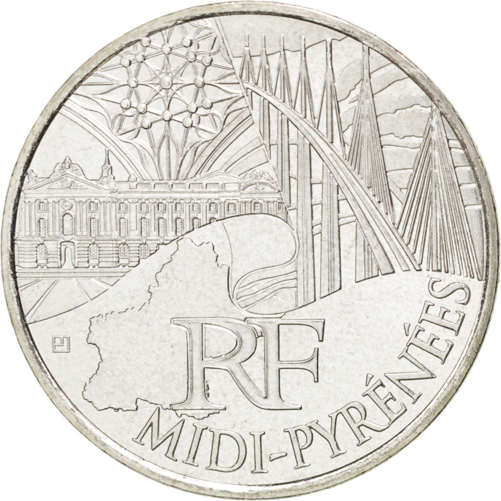 FRANCE, 10 Euro, 2011, Paris, KM #1752, MS(63), Silver, 29, 10.00