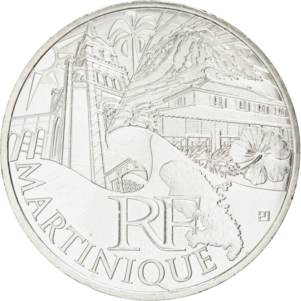 FRANCE, 10 Euro, 2011, Paris, KM #1744, MS(63), Silver, 29, 10.00