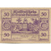Banknote, Austria, Gneixendorf, 50 Heller, Monument, 1920 UNC(63) Mehl:FS 241Ia3