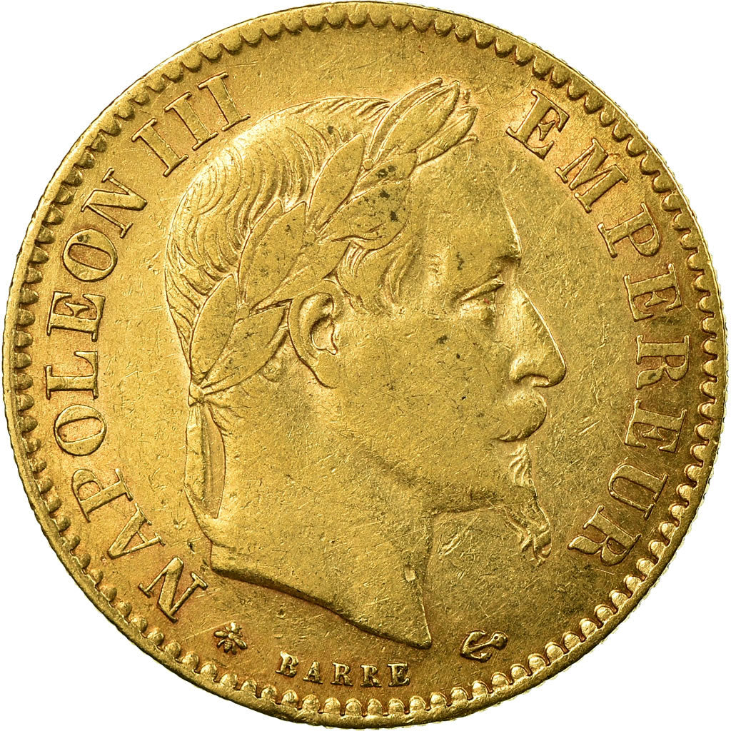 Coin, France, Napoleon III, Napoléon III, 10 Francs, 1862, Paris, EF(40-45)