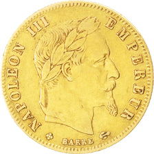 FRANCE, Napoléon III, 5 Francs, 1864, Strasbourg, KM #803.2, VF(30-35), Gold, G.