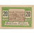 Geldschein, Österreich, Kasten, 20 Heller, Eglise 1920-12-31, UNZ- Mehl:FS 428c